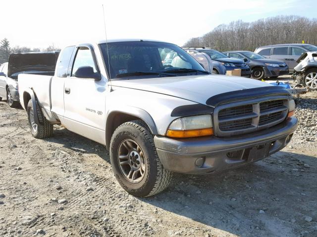 1B7GL12X12S661498 - 2002 DODGE DAKOTA BAS GRAY photo 1