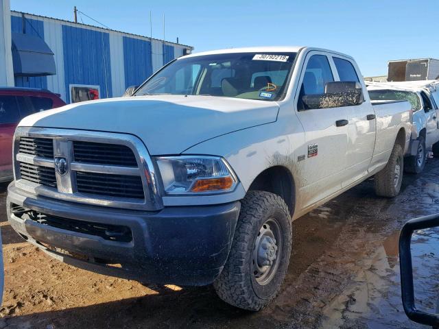 3D7TT2CTXBG552700 - 2011 DODGE RAM 2500 WHITE photo 2