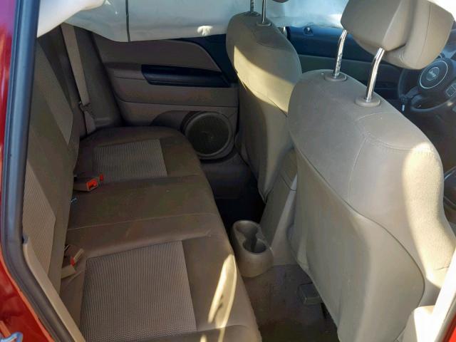 1J4NT1FB3BD138892 - 2011 JEEP COMPASS SP მუქწითელი ფოტო 6