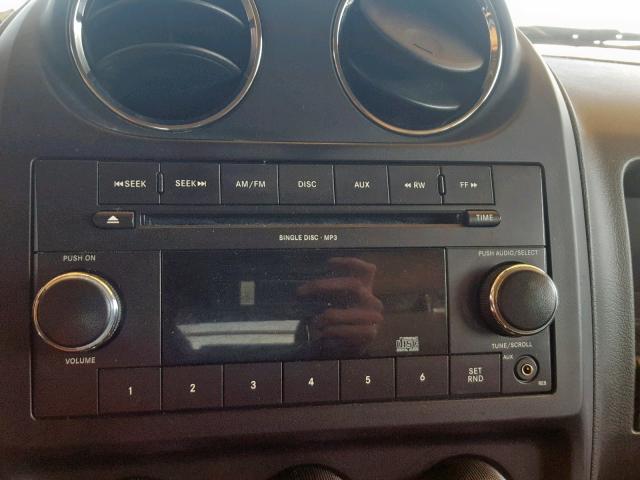 1J4NT1FB3BD138892 - 2011 JEEP COMPASS SP მუქწითელი ფოტო 9