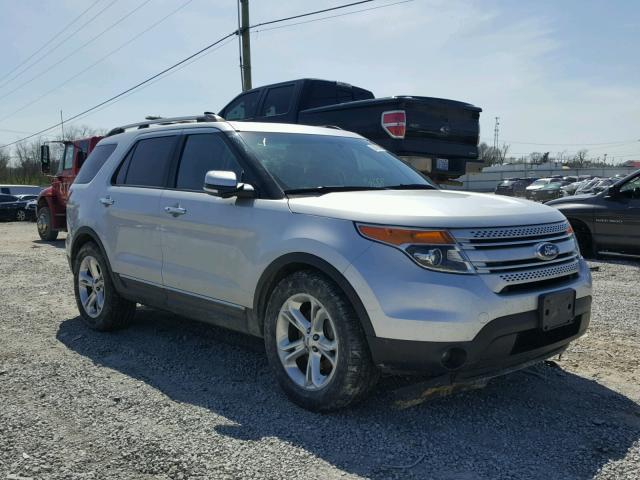 1FM5K8F84EGC59841 - 2014 FORD EXPLORER L SILVER photo 1