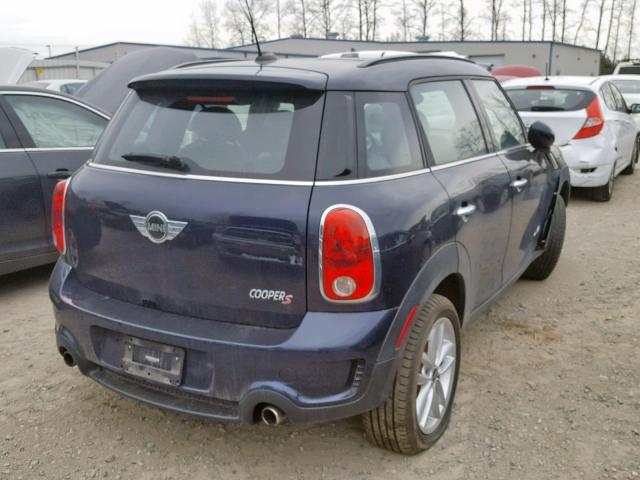 WMWZC5C52DWP32861 - 2013 MINI COOPER S C BLUE photo 4