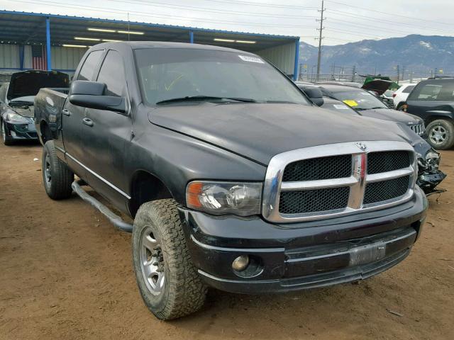 3D3KU28CX4G116953 - 2004 DODGE RAM 2500 S BLACK photo 1