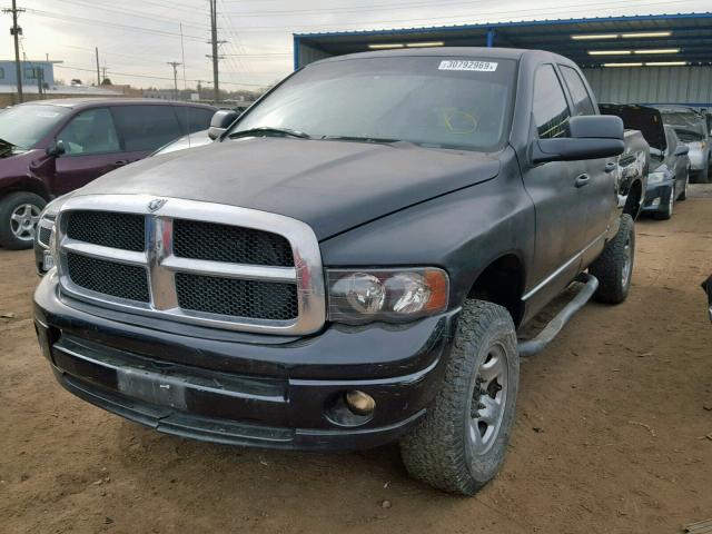 3D3KU28CX4G116953 - 2004 DODGE RAM 2500 S BLACK photo 2