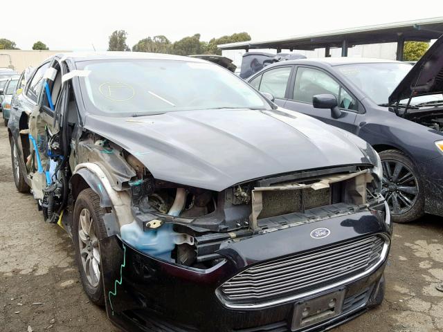 3FA6P0G74GR318454 - 2016 FORD FUSION S BLACK photo 1