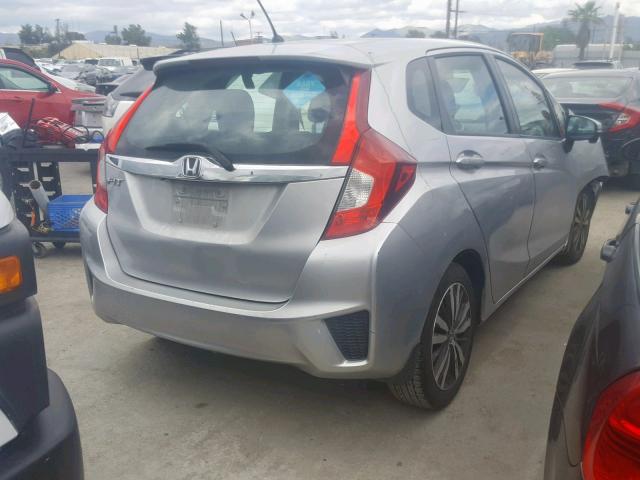 3HGGK5G82FM723373 - 2015 HONDA FIT EX SILVER photo 4