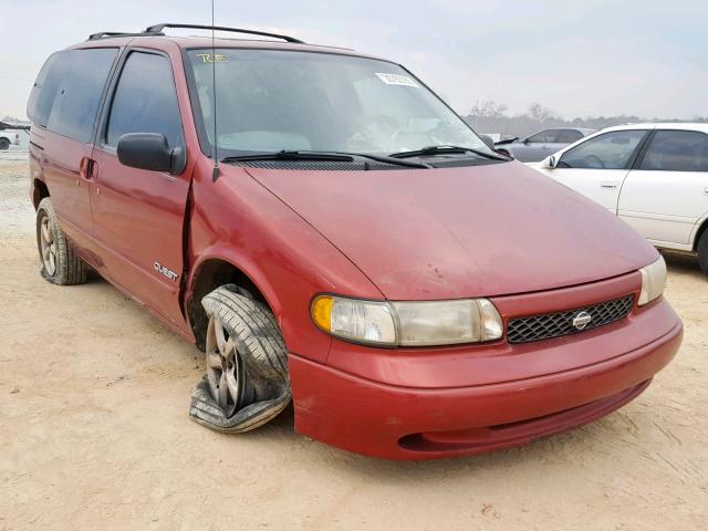 4N2DN11W6TD836515 - 1996 NISSAN QUEST XE RED photo 1