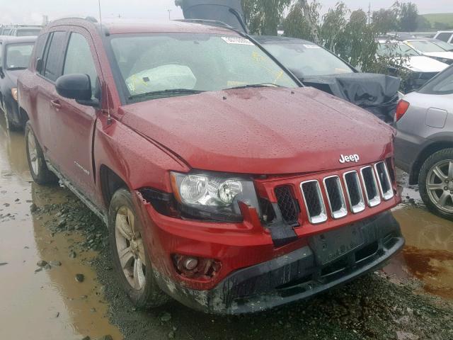 1C4NJDBB0FD168179 - 2015 JEEP COMPASS SP RED photo 1