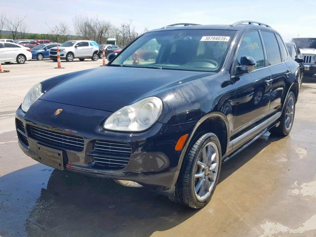 WP1AB29P46LA67961 - 2006 PORSCHE CAYENNE S BLACK photo 2