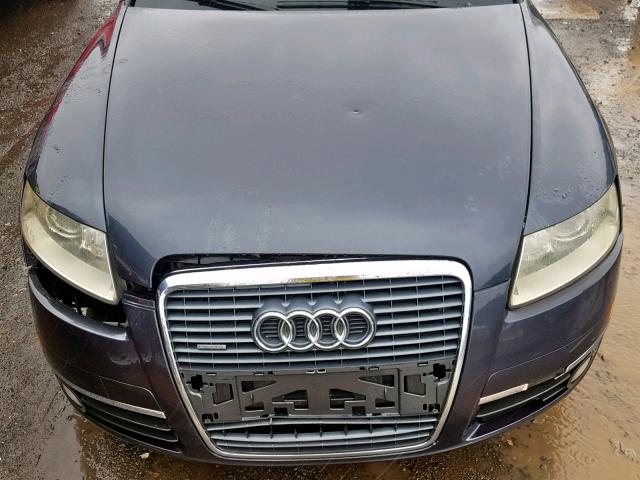 WAUDH74F66N095268 - 2006 AUDI A6 3.2 QUA GRAY photo 7