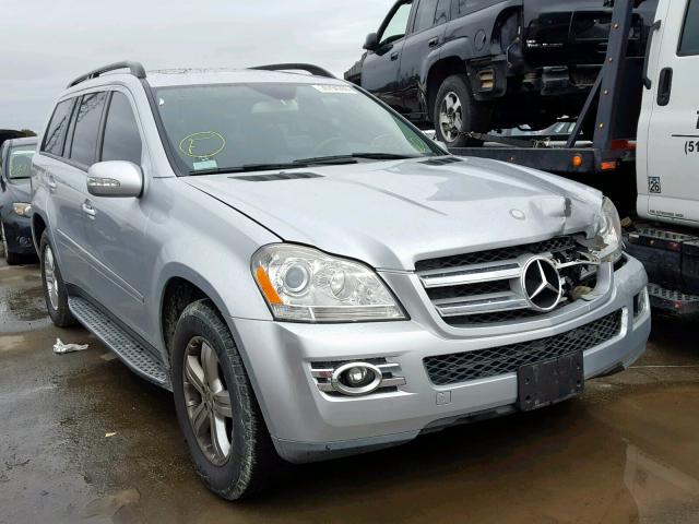 4JGBF71E77A230290 - 2007 MERCEDES-BENZ GL 450 4MA SILVER photo 1