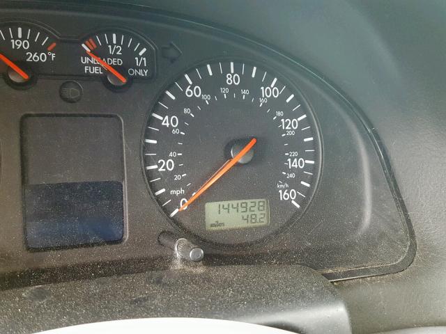 WVWPD23BXYP302300 - 2000 VOLKSWAGEN PASSAT GLX 黑色 照片 8