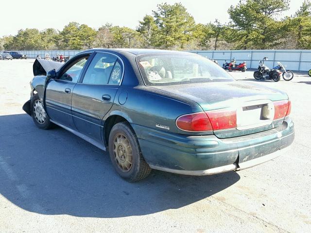 1G4HR54K8YU258980 - 2000 BUICK LESABRE LI GREEN photo 3