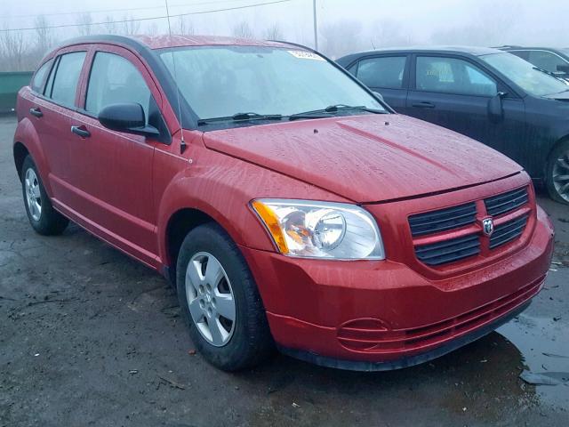 1B3HB28B87D317513 - 2007 DODGE CALIBER RED photo 1