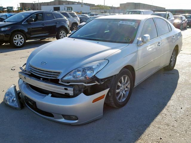 JTHBF30G830090426 - 2003 LEXUS ES 300 SILVER photo 2