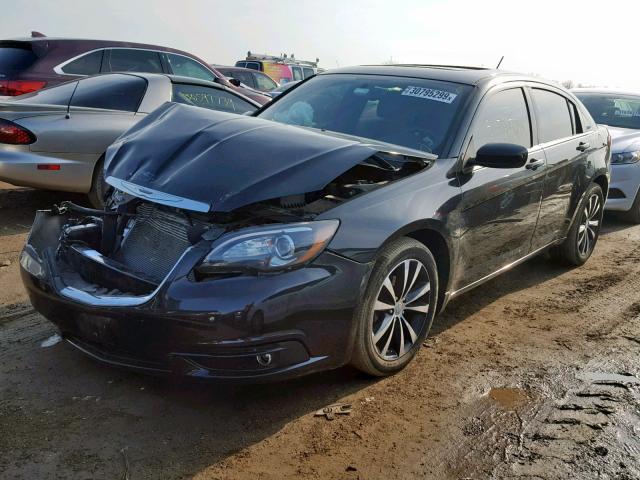 1C3CCBHG0CN159999 - 2012 CHRYSLER 200 S BLACK photo 2