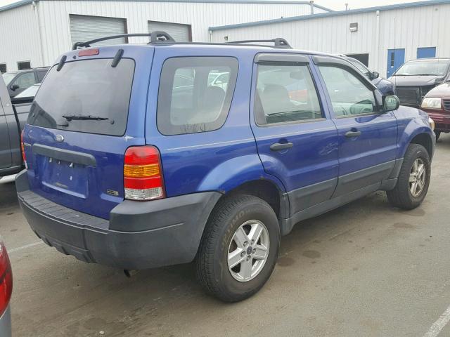 1FMYU92Z25KA95966 - 2005 FORD ESCAPE XLS BLUE photo 4