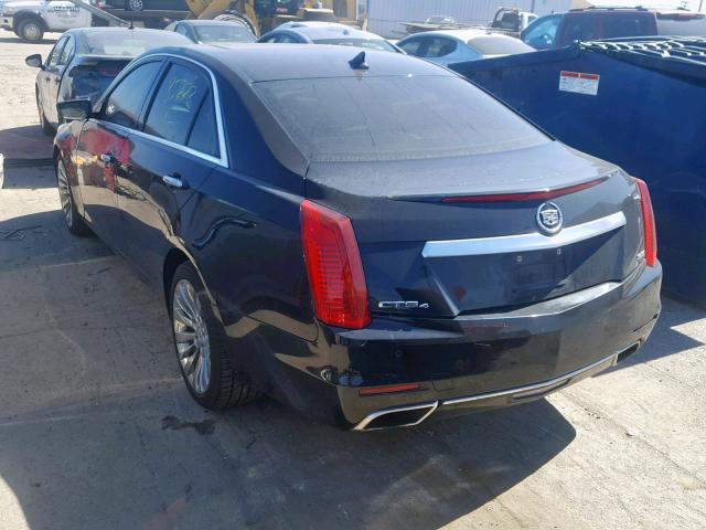 1G6AX5S3XE0179517 - 2014 CADILLAC CTS LUXURY BLACK photo 3