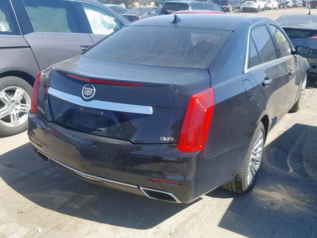 1G6AX5S3XE0179517 - 2014 CADILLAC CTS LUXURY BLACK photo 4