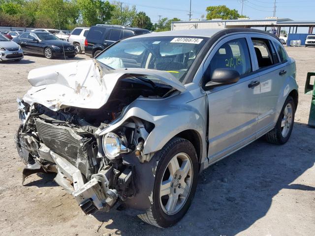 1B3HB28B98D683630 - 2008 DODGE CALIBER SILVER photo 2