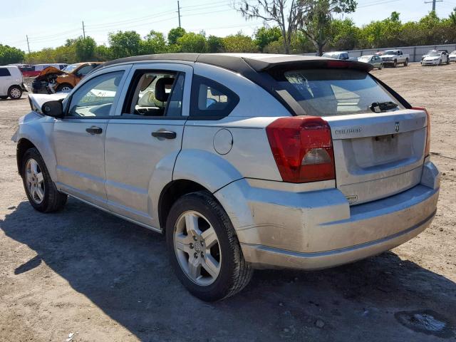 1B3HB28B98D683630 - 2008 DODGE CALIBER SILVER photo 3