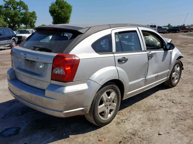 1B3HB28B98D683630 - 2008 DODGE CALIBER SILVER photo 4