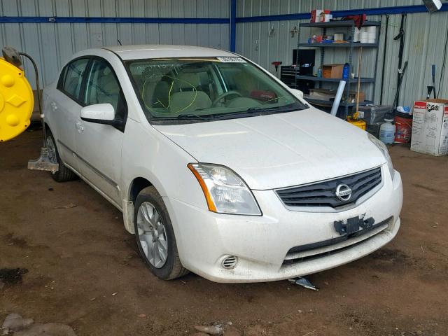 3N1AB6AP7CL775273 - 2012 NISSAN SENTRA 2.0 WHITE photo 1