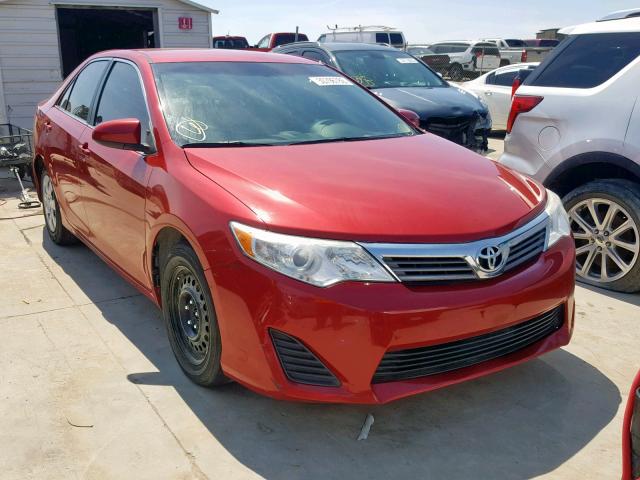 4T4BF1FK0ER436838 - 2014 TOYOTA CAMRY L Qırmızı foto 1
