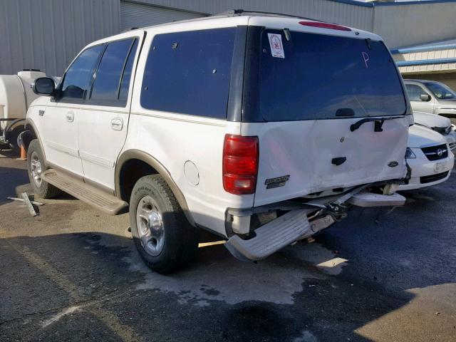 1FMFU18L1YLB16283 - 2000 FORD EXPEDITION WHITE photo 3