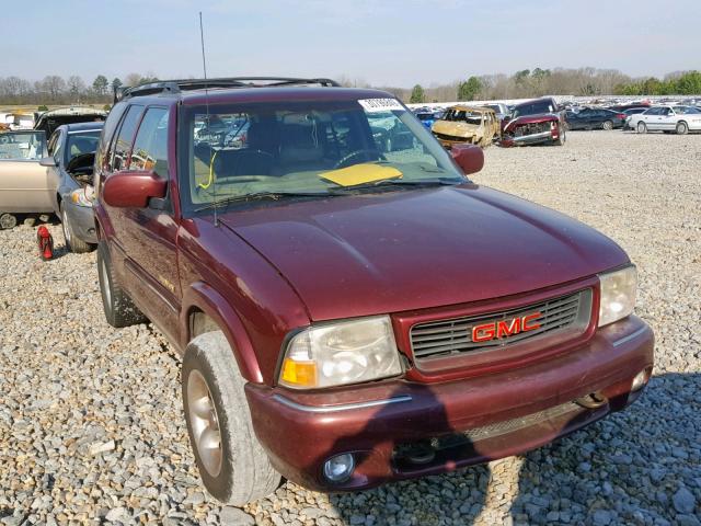 1GKDT13W1Y2289845 - 2000 GMC JIMMY / EN MAROON photo 1