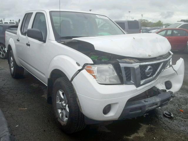1N6AD0EVXCC407708 - 2012 NISSAN FRONTIER S WHITE photo 1