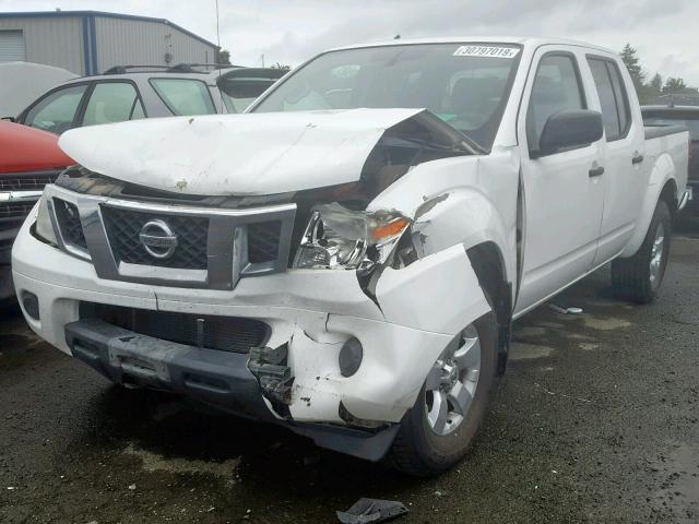 1N6AD0EVXCC407708 - 2012 NISSAN FRONTIER S WHITE photo 2