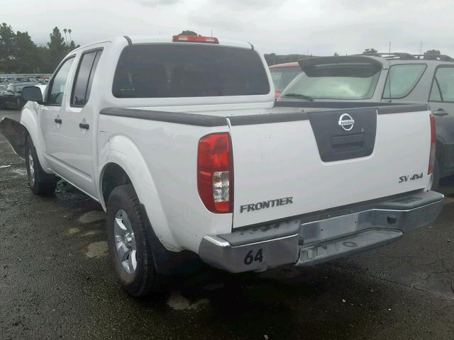 1N6AD0EVXCC407708 - 2012 NISSAN FRONTIER S WHITE photo 3