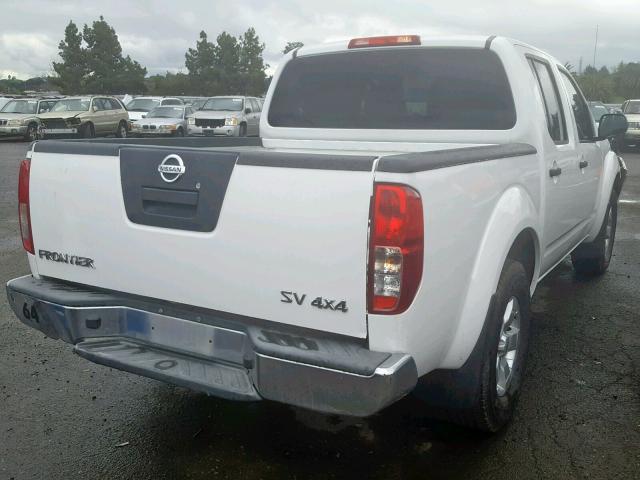 1N6AD0EVXCC407708 - 2012 NISSAN FRONTIER S WHITE photo 4