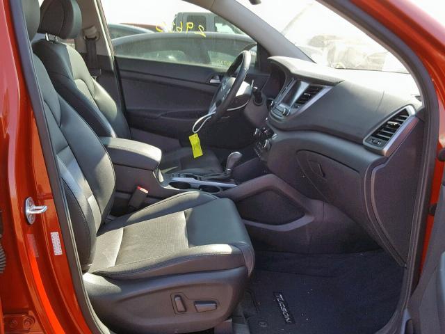 KM8J3CA28GU096570 - 2016 HYUNDAI TUCSON LIM ORANGE photo 5