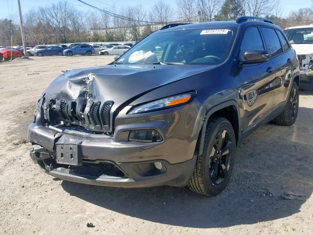 1C4PJMDS2HW556270 - 2017 JEEP CHEROKEE L GRAY photo 2