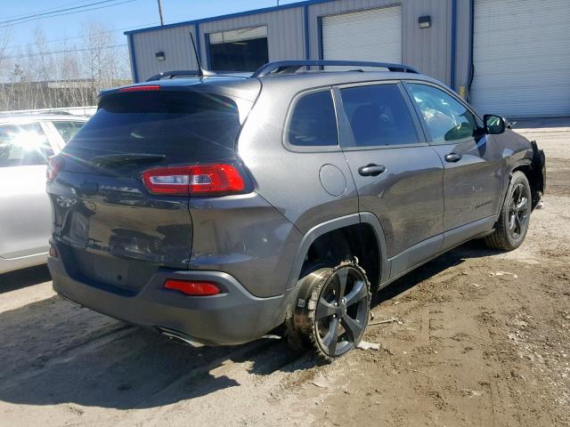 1C4PJMDS2HW556270 - 2017 JEEP CHEROKEE L GRAY photo 4