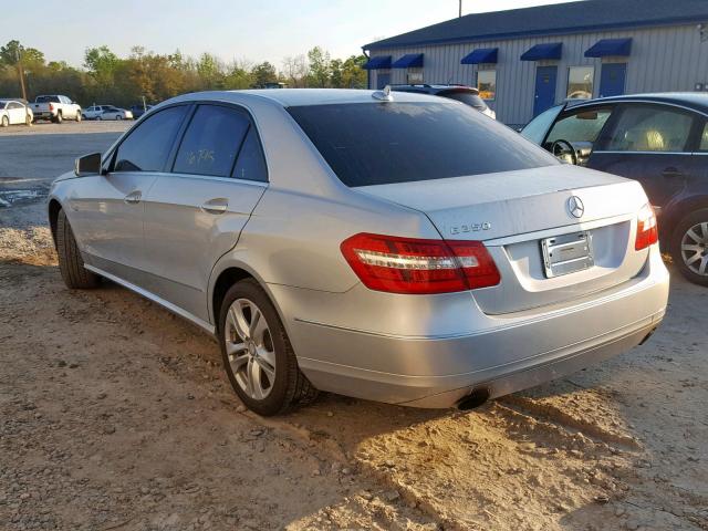 WDDHF2EB4BA413131 - 2011 MERCEDES-BENZ E 350 BLUE SILVER photo 3