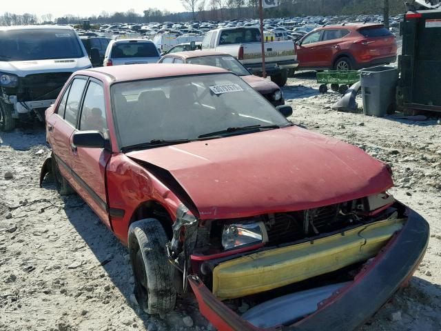 JM1BG2242P0571144 - 1993 MAZDA PROTEGE DX RED photo 1