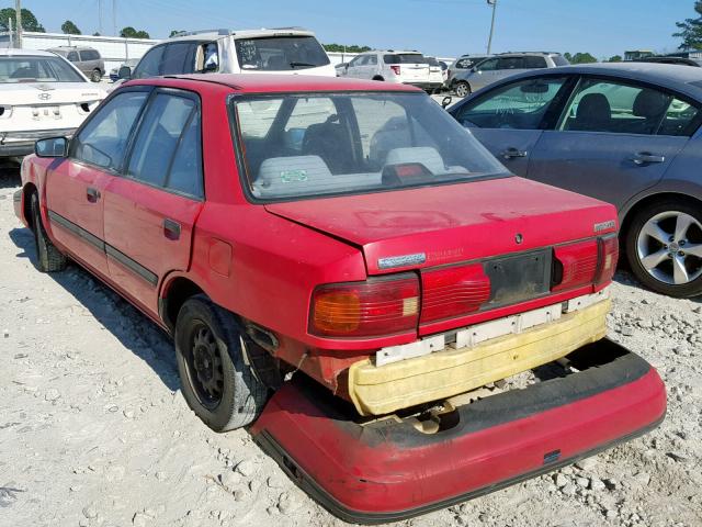 JM1BG2242P0571144 - 1993 MAZDA PROTEGE DX RED photo 3