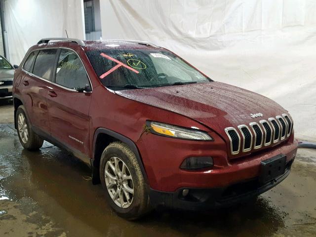 1C4PJMCS6FW521875 - 2015 JEEP CHEROKEE L RED photo 1