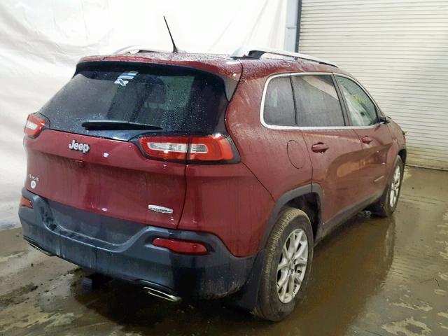 1C4PJMCS6FW521875 - 2015 JEEP CHEROKEE L RED photo 4