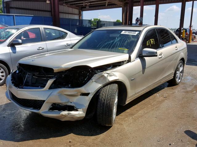 WDDGF4HB6CA596827 - 2012 MERCEDES-BENZ C 250 GOLD photo 2