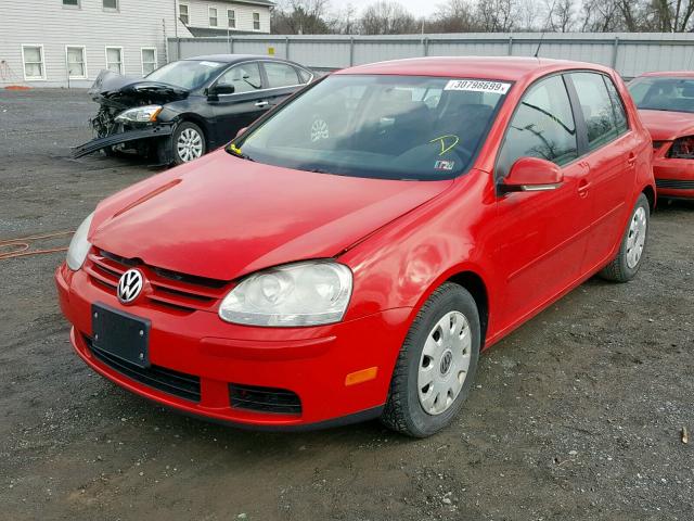 WVWDA71K58W016307 - 2008 VOLKSWAGEN RABBIT RED photo 2