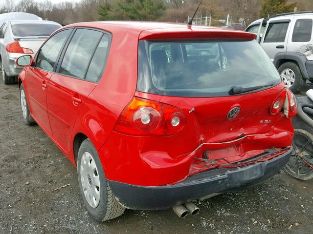 WVWDA71K58W016307 - 2008 VOLKSWAGEN RABBIT RED photo 3