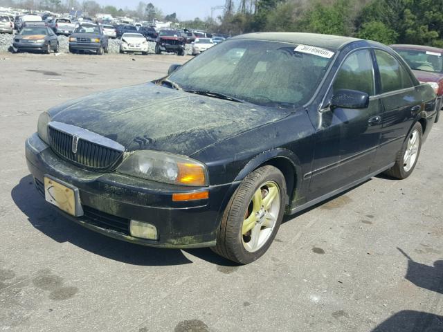 1LNHM87AX2Y669929 - 2002 LINCOLN LS BLACK photo 2