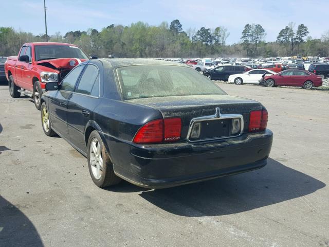 1LNHM87AX2Y669929 - 2002 LINCOLN LS BLACK photo 3