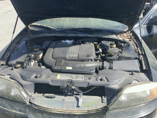 1LNHM87AX2Y669929 - 2002 LINCOLN LS BLACK photo 7