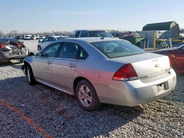 2G1WA5E31E1162277 - 2014 CHEVROLET IMPALA LIM SILVER photo 3