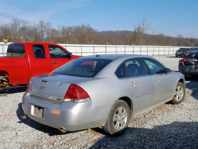 2G1WA5E31E1162277 - 2014 CHEVROLET IMPALA LIM SILVER photo 4